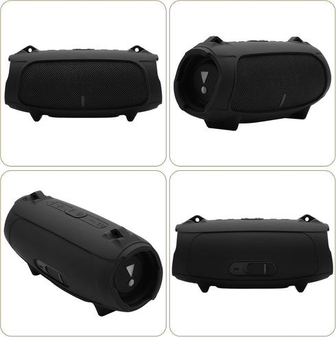 TXEsign Silicone Case Cover for JBL Charge 5 Portable Bluetooth Speaker, Travel Carrying Protective Case w Shoulder Strap Holder Full Protection C...