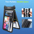 Niveaya [Up to 10.5" Waterproof Phone Pouch - 2 Pack, Waterproof Phone Lanyard Case with iPhone 15/14/13/12 Pro Max up to 8.3", Phone Dry Bags for...