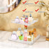 YAGELI Perfume Organizer Display Tray Acrylic Handmade Large Vanity Trays Makeup Storage Holder Bathroom Organizer Countertop for Table Cabinet Ki...
