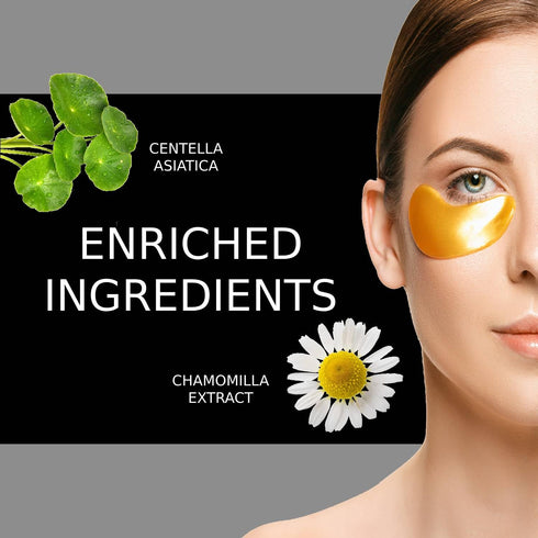 CÉLOR Eye Masks for Dark Circles, Puffiness & Eye Bags with Amino Acid & Collagen - Under Eye Patches Great for Bachelorette Party Favors, Swag Ba...