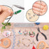Jump Rings for Jewelry Making Kit, 1500pcs Jewelry Repair Kit for Necklace Bracelet, Lobster Clasps and Closures Repair Supplies Kit with Pliers T...