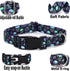Dog Collars for Large Dogs with Cute Blue Stripes Design for Boys Dog, Adjustable Soft Pet Collar for XS Small Medium Large Dogs (XL)...