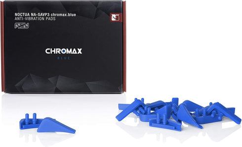 Noctua NA-SAVP3 chromax.Blue, Anti-Vibration Pads for Noctua NF-A15 140mm Fans (16-Pack, Blue)...
