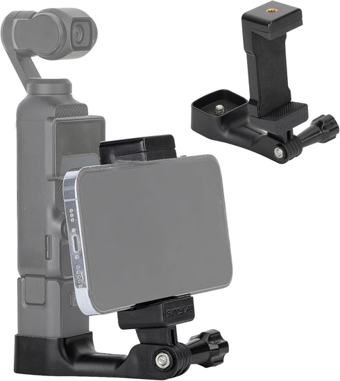 DJI Pocket 3 Phone Holder Set Expansion Accessories with 1/4" Thread Hole Compatible with DJI Osmo Pocket 3 and Smartphone, Used with Tripod and E...
