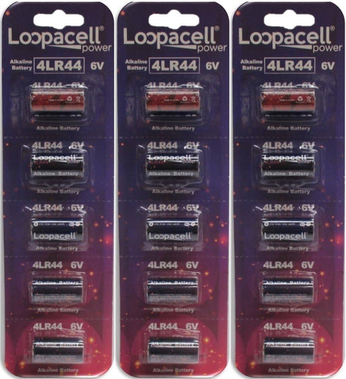 15 Alkaline Battery 6V A544 4LR44 PX28A...