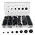 170Pcs 7 Sizes Rubber Grommet Assortment Kit, Firewall Hole Plug Set Electrical Wire Gasket Solid Hole Plugs Assortment Set for for Wire Plug, Cab...