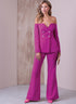 Vogue Misses' Off-The-Shoulder Jacket and Semi-Fitted Highrise Pants Sewing Pattern Packet, Design Code V1943, Sizes 8-10-12-14-16...