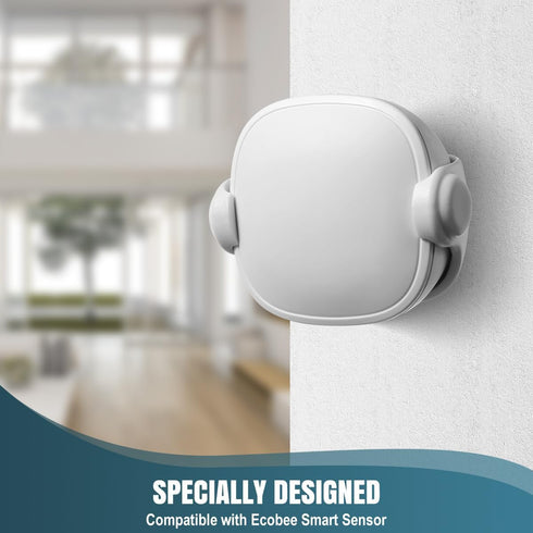 Lenink Wall Mount Compatible with Ecobee Smart Sensor, 2 Pack Smart Sensor Wall Holder Replacement Intelligent Robot Model (White)...