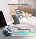 Magnetic Wireless Charger 15W Fast Mag-Safe Charger Stand for iPhone 15/14/13/12 Series Magnet Wireless Charging Station with Sleep-Friendly Adapt...