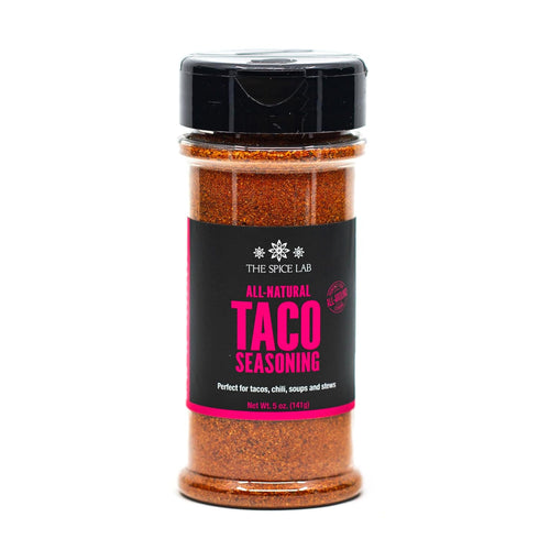 The Spice Lab Taco Seasoning - All Natural, Gluten Free Taco Seasoning Mix - 4.5 oz Shaker - Perfect Non GMO - Spicy Mexican & Fajita Mix - 7051...