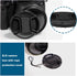 Create idea 2Pcs 95mm Lens Cap Snap-on Front Camera Lens Cover Compatible with Sigma Compatible with Nikon Compatible with Canon ABS Plastic, Blac...