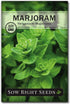 Sow Right Seeds - Marjoram Seeds for Plantin - Non-GMO Heirloom Packet with Instructions to Grow A Beautiful Herb Garden - Plant Indoors and Outdo...