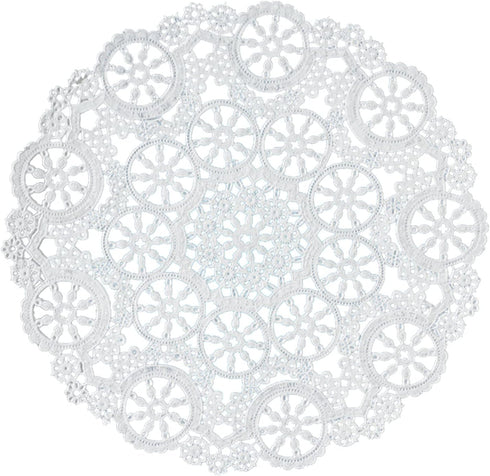 Royal Lace Fine Quality Paper Products, Medallion Lace Round Paper Doilies, 4-Inch, White, 1 Piece, Pack of 40 each...