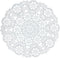 Royal Lace Fine Quality Paper Products, Medallion Lace Round Paper Doilies, 4-Inch, White, 1 Piece, Pack of 40 each...