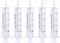 5pcs 20ml/cc Plastic Syringes with Caps for Industry Lab Pet Feeding...