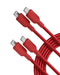 Anker 240W USB C to USB C Cable (2Pack,10ft), USB C Charger Cable Fast Charge for iPhone 15, MacBook Pro 2020, iPad Pro 2020, iPad Air 4, Samsung ...