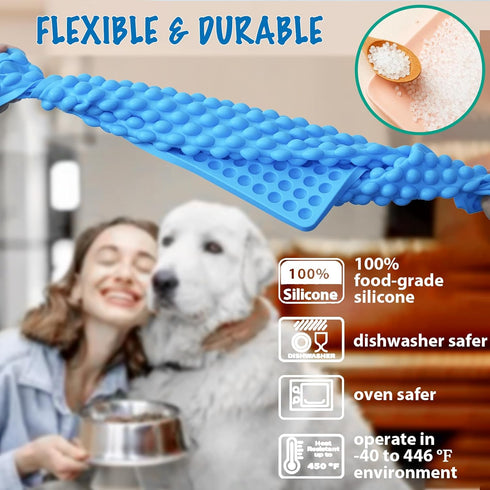 Silicone Mini Round Shape Molds, 2-Pack 468 Cavities Tiny Semi Sphere Baking Molds Dog Treats Molds Chocolate Chip Freezer Oven Safe Homemade Dog ...