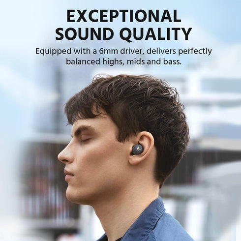 Edifier X3 Lite True Wireless Earbuds, AI Call Noise Cancellation, Bluetooth 5.3, IP55 Waterproof, Touch Control, 24H Playtime, Built-in Dual Micr...
