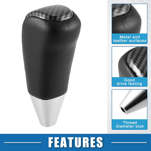 Gear Stick Shift Knob Gear Shift Knob Stick Shifter for Toyota Land Cruiser 2016-2021 4Runner 2003-2021 Tundra 2008-2021 Carbon Fiber Pattern Blac...