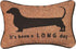 Manual 12.5 x 8.5-Inch Decorative Embroidered Word Pillow, It's Been a Long Day...