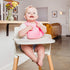 WeeSprout Waterproof Silicone Baby Bibs (Set of 2) | Pocket to Catch Food...