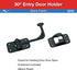 RV DESIGNER Collection E278 Entry Door Holder 90 Degree Blk, Black...