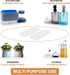 Silicone Organizer Tray, Soap and Sponge Holder for Kitchen Sink, Bathroom - Storage Tray for Dish Brush, Soap Dispenser, Dishwashing Accessories-...