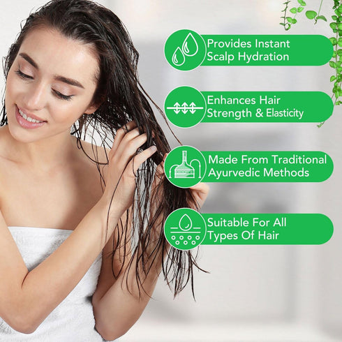 Amla Hair Repair Oil, Restores Dry & Damaged Hair, Make Hair Silky, Smooth, and Shiny, Enhances Softness & Elasticity, Instant Scalp Hydration, 40...