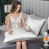 Mulberry Silk Pillowcase for Hair and Skin,Standard Size Cooling Silk Pillow Case with Hidden Zipper,Allergen Proof Dual Sides Soft Breathable Smo...