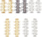 PH PandaHall 10 Sets Slide Clasp Lock, Multi Strand Slide Magnetic Tube Clasps Bracelet Necklace Connectors Layering Clasp for Layered Necklace Br...