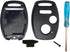 3 Buttons Key Fob Shell Case Fit for Honda Civic CR-V Crosstour Fit Pilot CR-Z Odyssey Accord Replacement Keyless Entry Remote Control Car Key Fob...