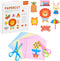 ASTARON 2 Kids Safety Scissors with 100 Pcs Paper Cutting For Paper Craft Supplies, Kids Preschool Training Scissors, Art Craft Plastic Scissors f...