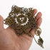 Women Men Steampunk Gears Brooch Wings Chain Pentagons Breastpin...