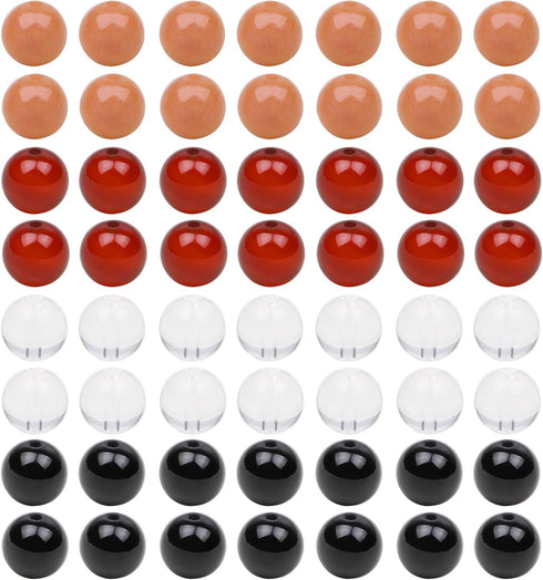 Natural Stone Beads 100pcs 8mm Round Genuine Real Stone Beading Loose Gemstone DIY Smooth Beads for Bracelet Necklace Earrings Jewelry Making...
