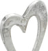 Eleven Perfect Years 11th Anniversary Rustic Metal Heart Decoration – Free Standing Aluminium & Wooden Decoration (hssperf-11)...