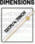 DF DUALFERV 200PCS Gold Bamboo Appetizer Picks, 4.7 Inch...