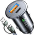 AINOPE 54W USB C Car Charger - Fast Charge, 36W PD Port, 8X Faster, Dual Device, Safety Protection, Compatible with iPhone 14, Samsung Galaxy S23,...