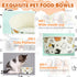 Mifoci 30 Pcs Disposable Pet Bowls Bulk 12 oz 1.5 Cup Small Dog Feeding Bowls Cat Paper Dishes Small Serving Water Food Tray for Dog Puppy Kitten ...