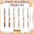 24 Pcs Kawaii Bear Mechanical Pencil 0.5mm Cute Automatic Pencils Cartoon Bear Brown White Automatic Retractable Pencils for School Office Supplie...