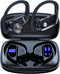 bmanl Wireless Earbuds Bluetooth Headphones 48hrs Play Back Sport Earphones with LED Display Over-Ear Buds with Earhooks Built-in Mic Headset for ...