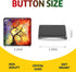 12Pcs Glass Strong Magnetic Refrigerator Magnet - Square Glass Fridge Decoration with Powerful Flat Magnet for Office Whiteboard, Cabinet & Locker...
