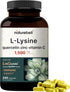 NatureBell L-Lysine 1,000mg Capsules + Quercetin 250mg with Vitamin C and Zinc, 240 Count | Free Form Amino Acids, L Lysine Complex | Immune Suppo...