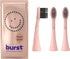 BURST Genuine Replacement Heads for Original Sonic Electric Toothbrush (Rose Gold/3 Pack) | Ultra Soft Bristles for a Deep Clean | Stain & Plaque ...