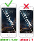 8 Plus Case/7 Plus Case Cute Rubber Protective Skin Cover Compatible with iPhone 7/8 Plus + Creative Vintage Baseball Art Pattern Printing...