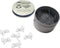 100 Count Squirrel Shaped Paper Clips Great for Paper Clip Collectors or Office Gift - Comes in Round Tin with Lid and Gift Box (Gray)...