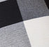 4TH Emotion Set of 2 Farmhouse Buffalo Check Plaid Throw Pillow Covers Cushion Case Polyester Linen for Fall Home Decor Black and White, 12 x 20 I...
