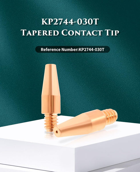 20PK MIG Welding KP2744-030T 0.030'' Tapered Contact Tips for Lincoln Magnum PRO 100L 175L 250L MIG Gun...