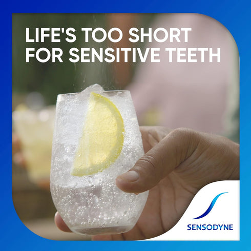 Sensodyne Repair and Protect Whitening Toothpaste, Toothpaste for Sensitive Teeth and Cavity Prevention, 3.4 oz (Pack of 2)...