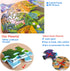 Puzzles for Kids Ages 8-10, 150 Piece Dinosaur and 154 Piece Crocodile Animal Shaped Kids Puzzles Jigsaw Puzzles for Kid Age 4 6 7 8 Learning Educ...