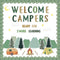Camping Bulletin Board Kit Adventure Mountain Back to School Decor Tent Campfire Cutouts Welcome Campers Wall Decor for Classroom School Office 62...